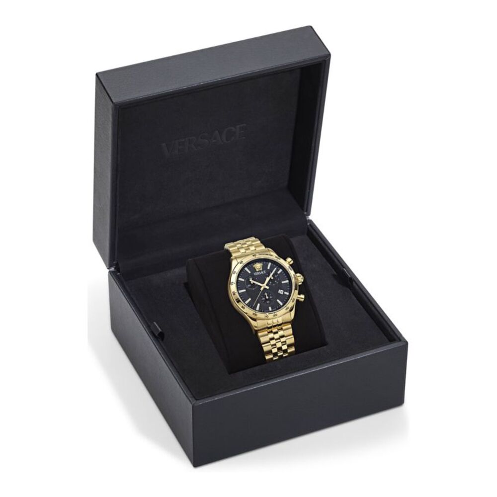 Versace Gold and Black Men's Watch - Picture 4 of 4
